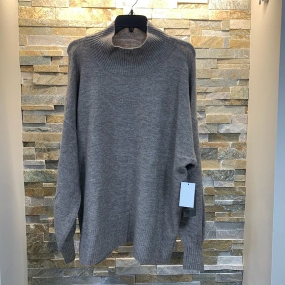 Vince Camuto Mutton Sleeve Mock Neck Sweater - Picture 3 of 7